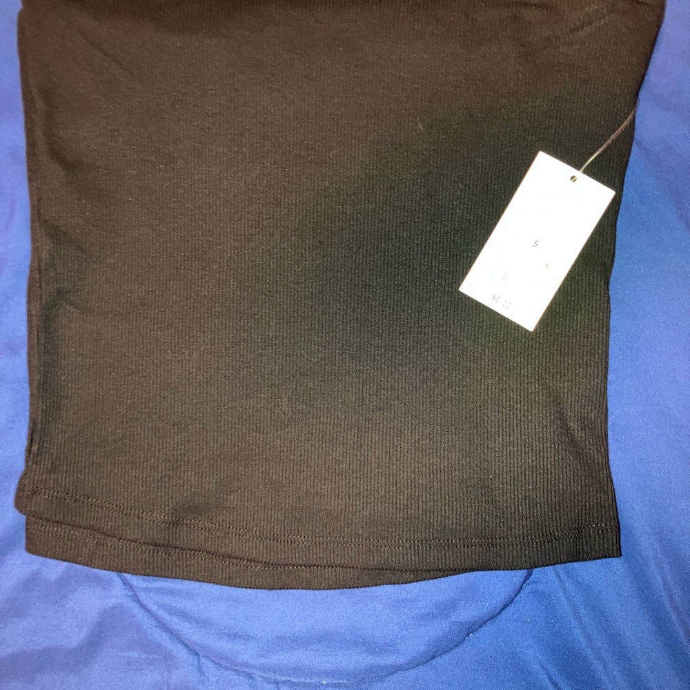 A New Day Charcoal Crop Top